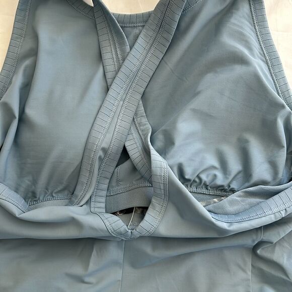 Prince Women's Match Core Built-In Tennis Dress,Faded Blue, size Large, NWT - Picture 9 of 11